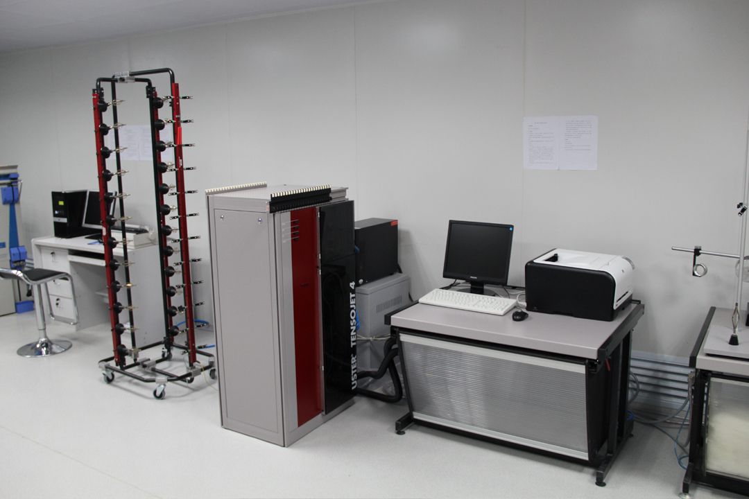 Testing laboratory at the Long Run mill